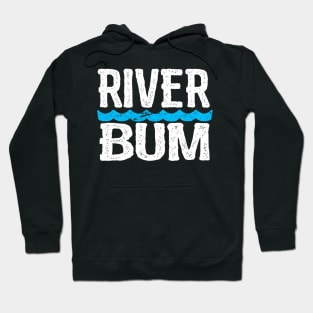 River Bum Floating Float Camping Vacation Rat Hoodie